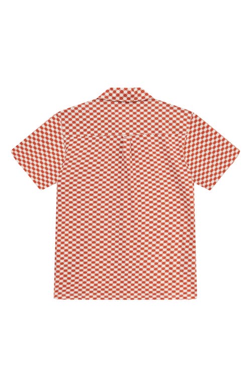 Sealskinz Circle Print Camp Shirt In Orange