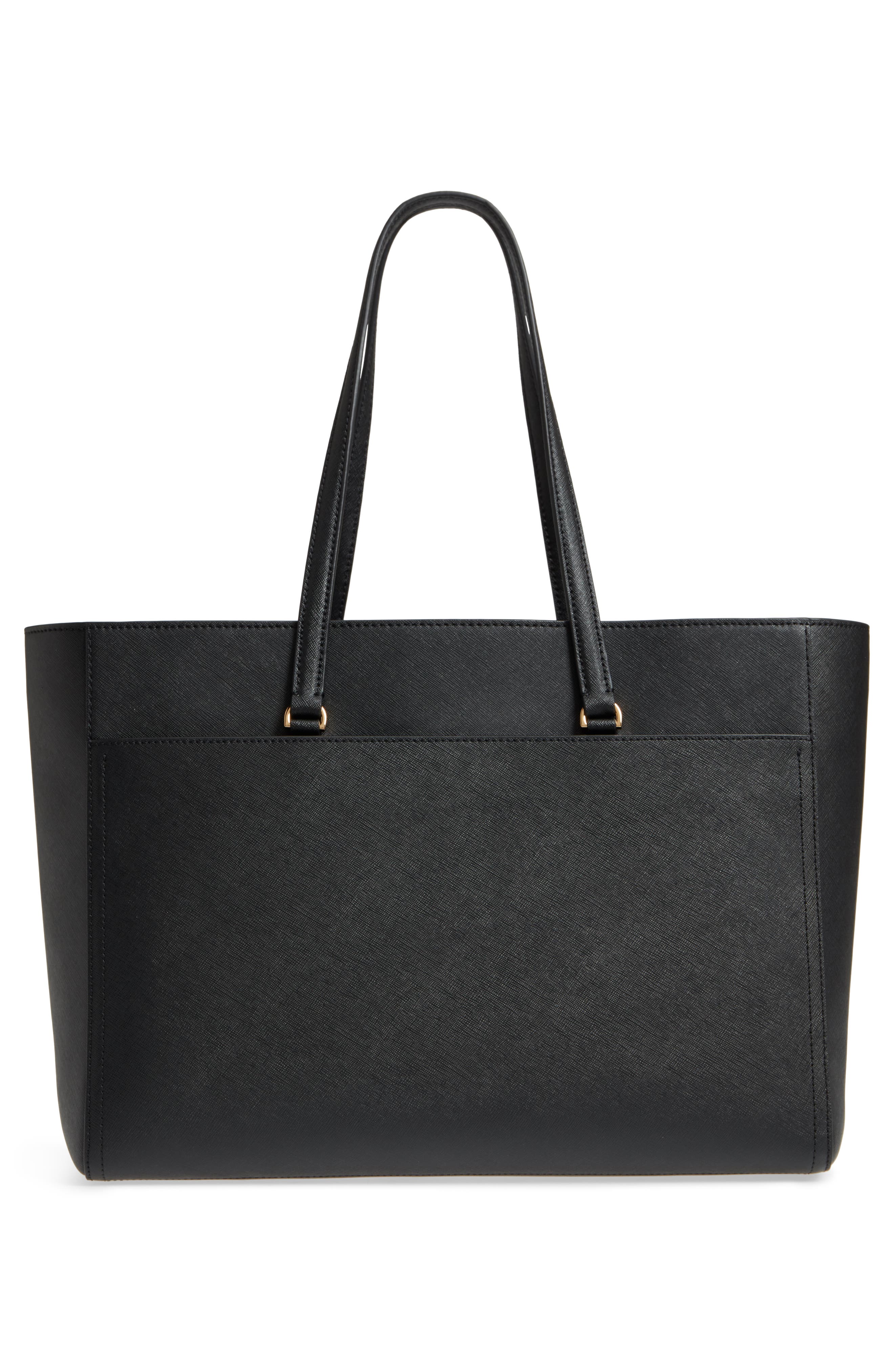 Tory Burch Robinson Leather Tote, Alternate, color, 