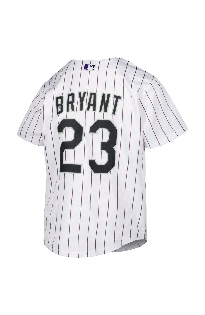 Nike Youth Nike Kris Bryant White Colorado Rockies Alternate Replica Player Jersey, Alternate, color, White