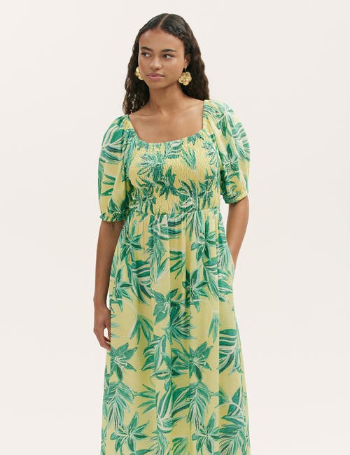 Finery London Enzo Short Sleeve Floral Midi Dress