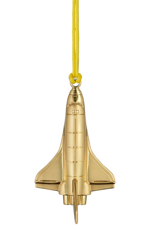 Waterford Christmas Rocket Ornament in Gold 