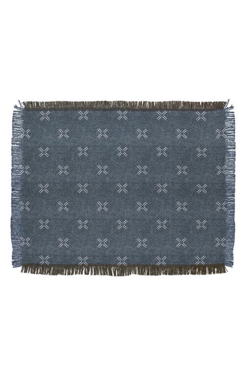 Lad Mud Cloth Throw Blanket