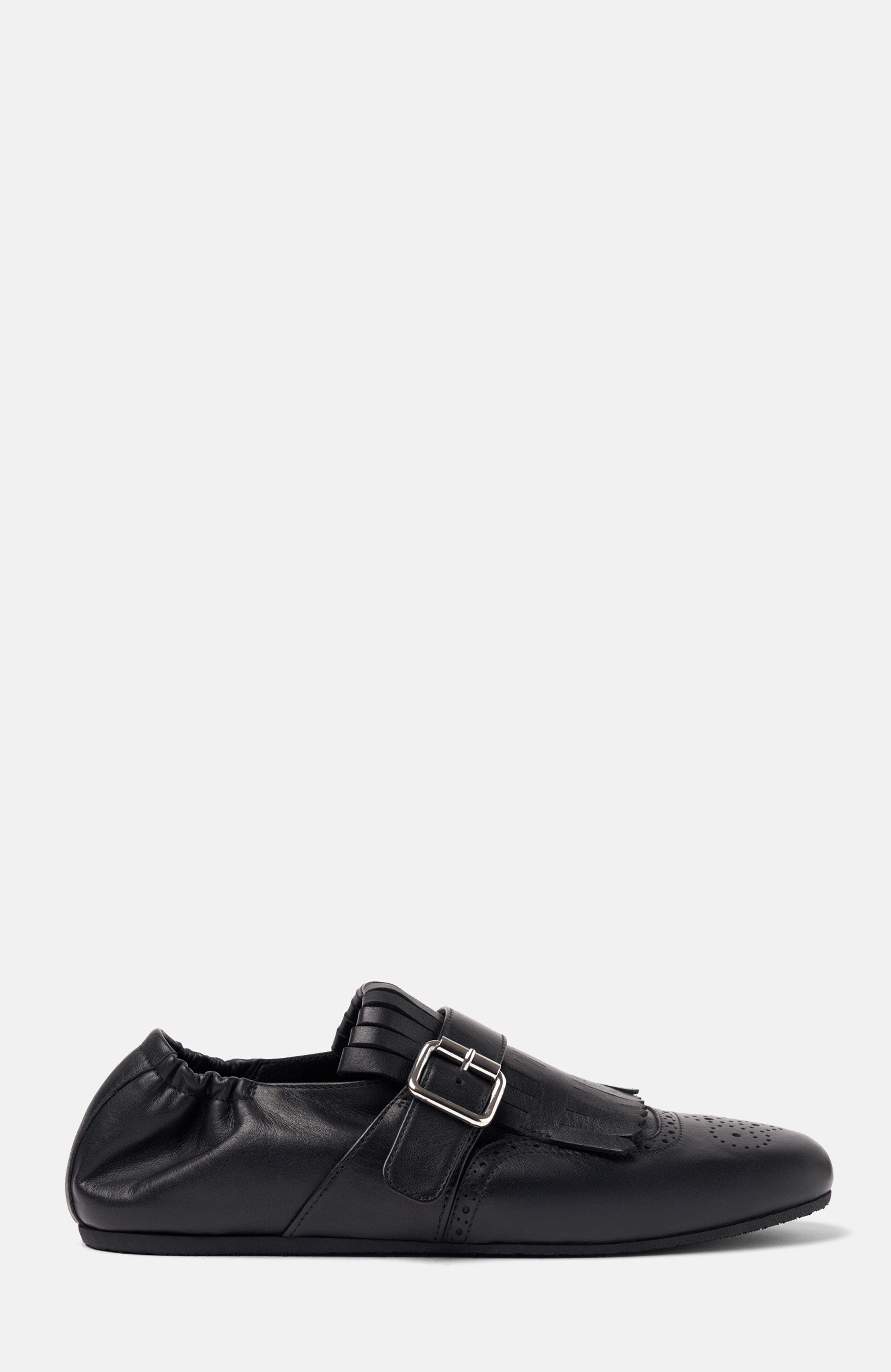 SCAROSSO Julian Monk Strap Shoes, Alternate, color, Black - Calf