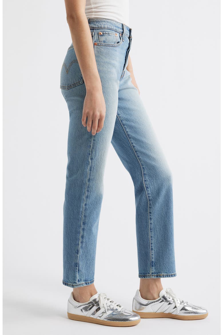Wedgie High Waist Straight Leg Jeans, Alternate, color, PATINA FOREVER WEDGIE