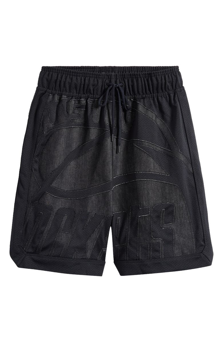 PURPLE BRAND x NBA Houston Rockets Mesh Shorts, Alternate, color, 