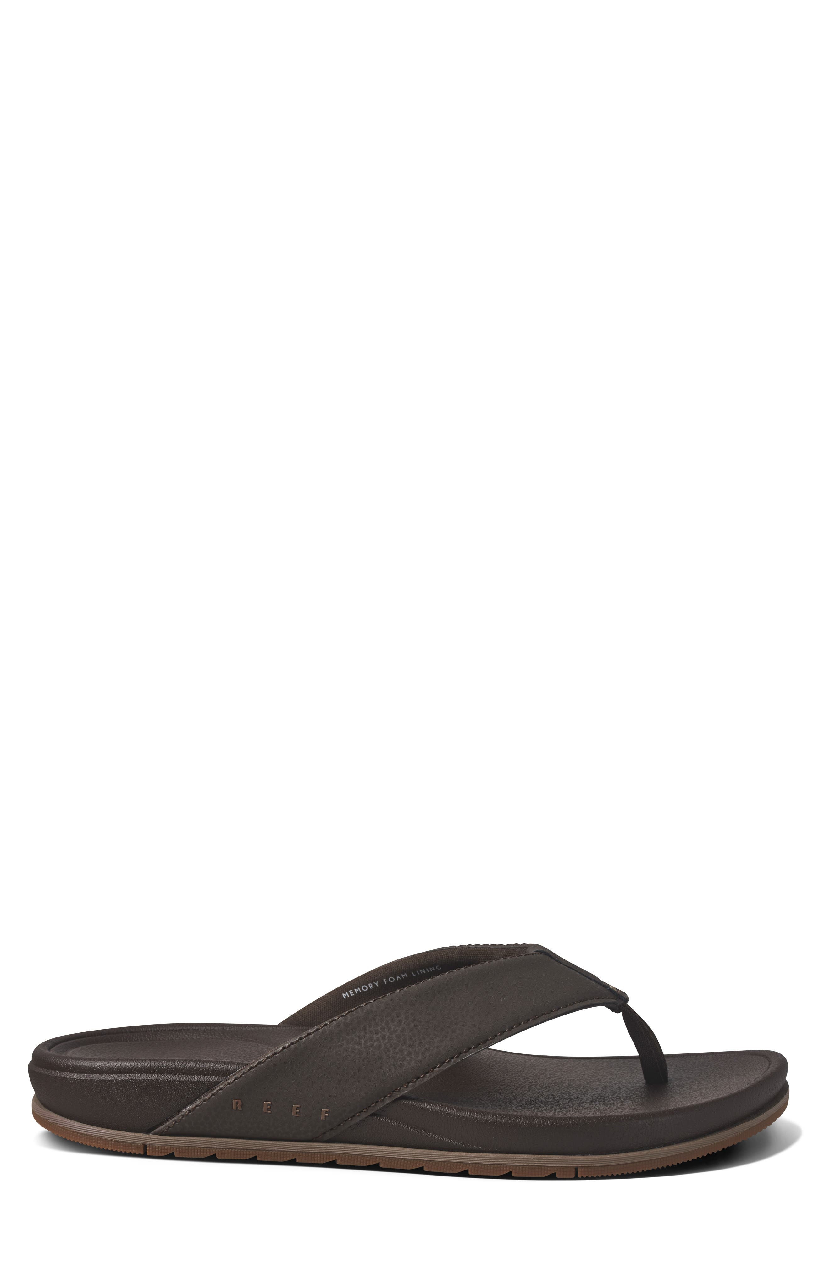 Reef Cushion Bonzer Flip Flop, Alternate, color, Brown