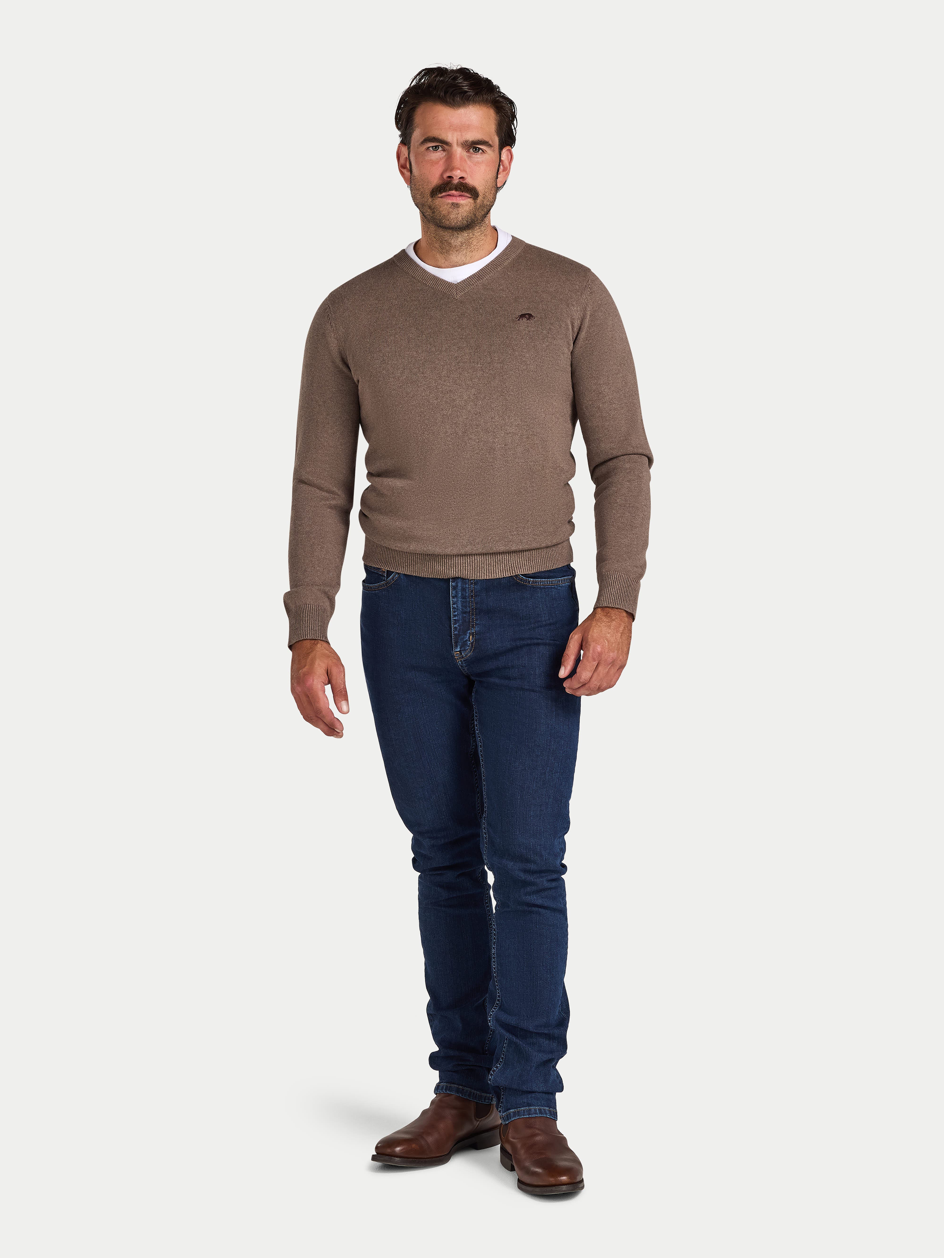 Classic V-Neck Sweater - image 4