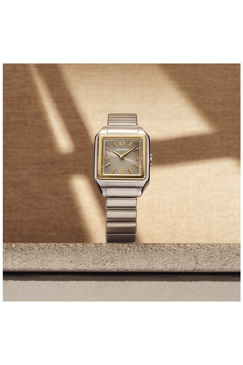 The 1917 Bracelet Watch, 25mm x 34mm, Alternate, color, GRAY