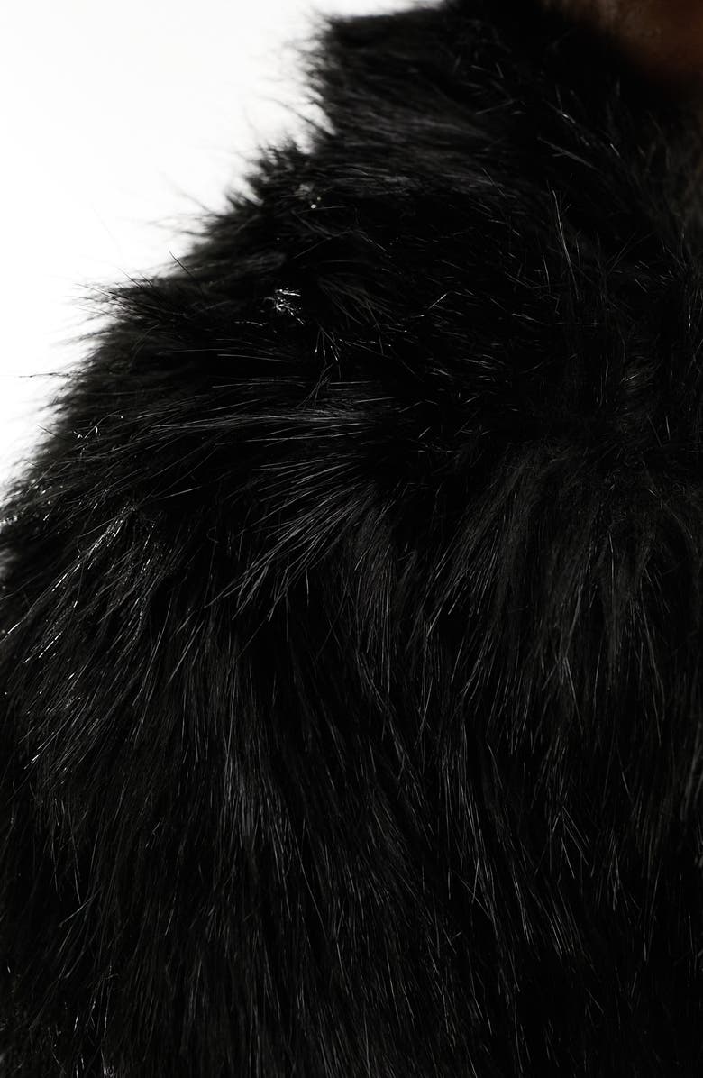 ASOS DESIGN Oversize Faux Fur Coat, Alternate, color,