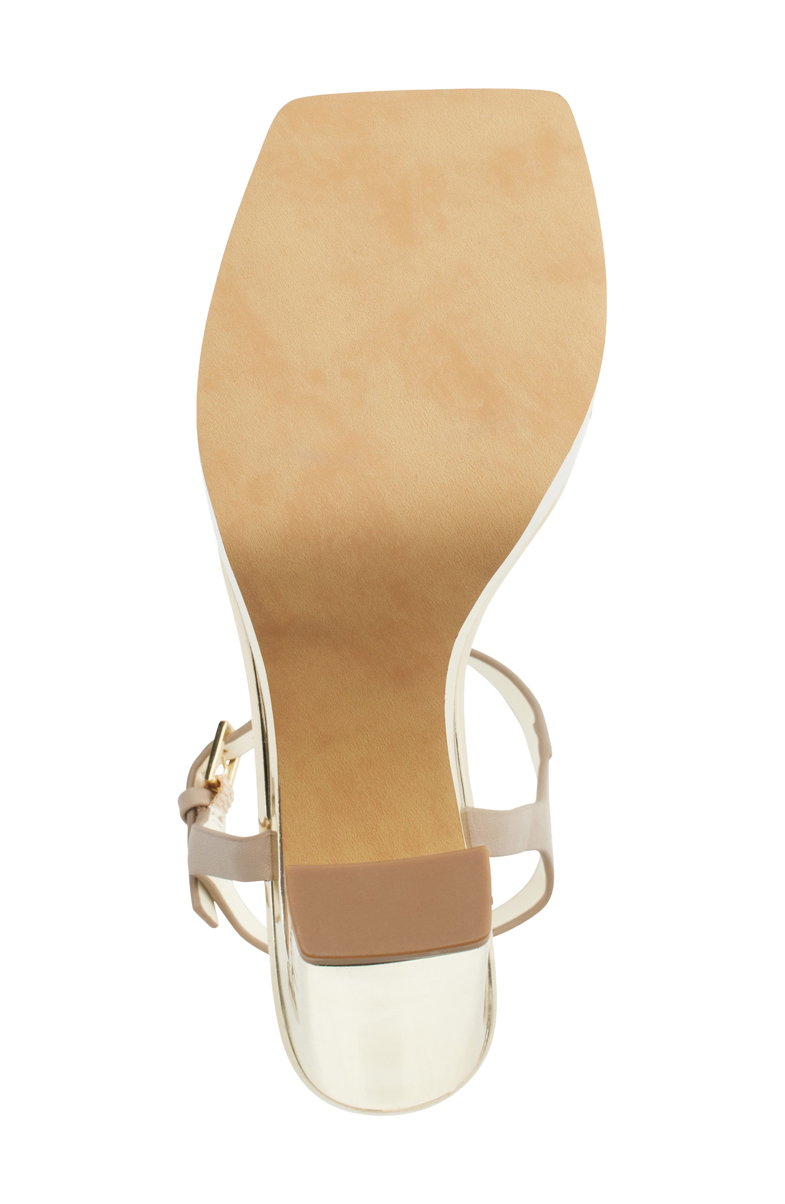 DKNY Maiden Ankle Strap Platform Sandal, Alternate, color, Cream/ Light Toffee