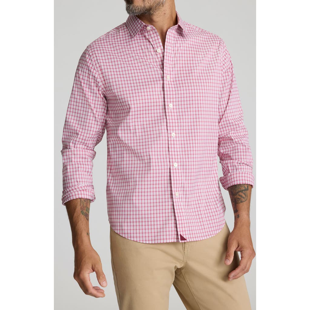Untuckit Kaiser Performance Button-up Shirt In Pink