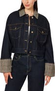 Habitual Mixed Media Denim Jacket