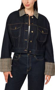 Habitual Mixed Media Denim Jacket
