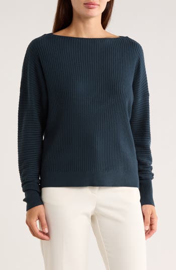 T Tahari Boat Neck Dolman Sleeve Sweater | Nordstromrack