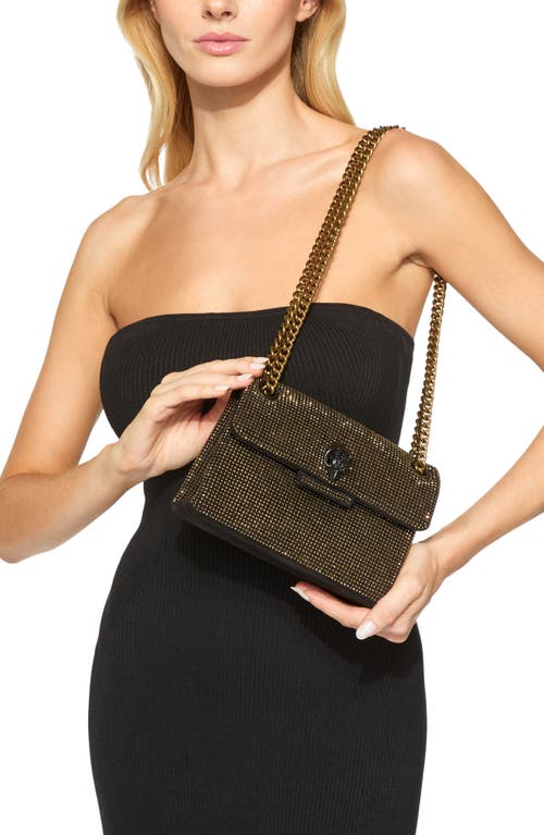 Kurt Geiger London Mini Kensington Fabric Convertible Crossbody Bag In Neutral