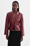 LAMARQUE Valentina| Micro Leather Blazer