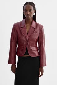 LAMARQUE Valentina| Micro Leather Blazer