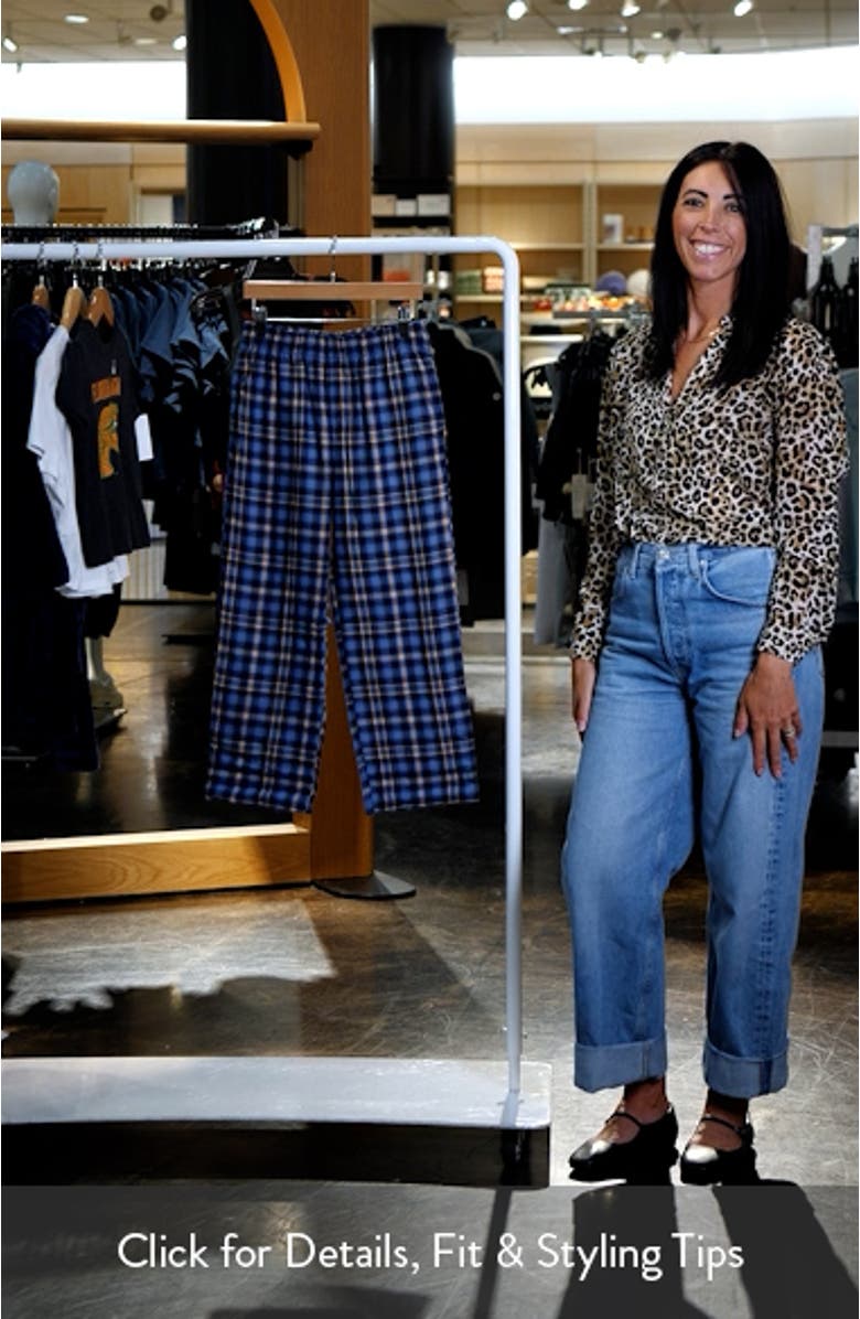 Kids' Plaid Flannel Pajama Pants, sales video thumbnail