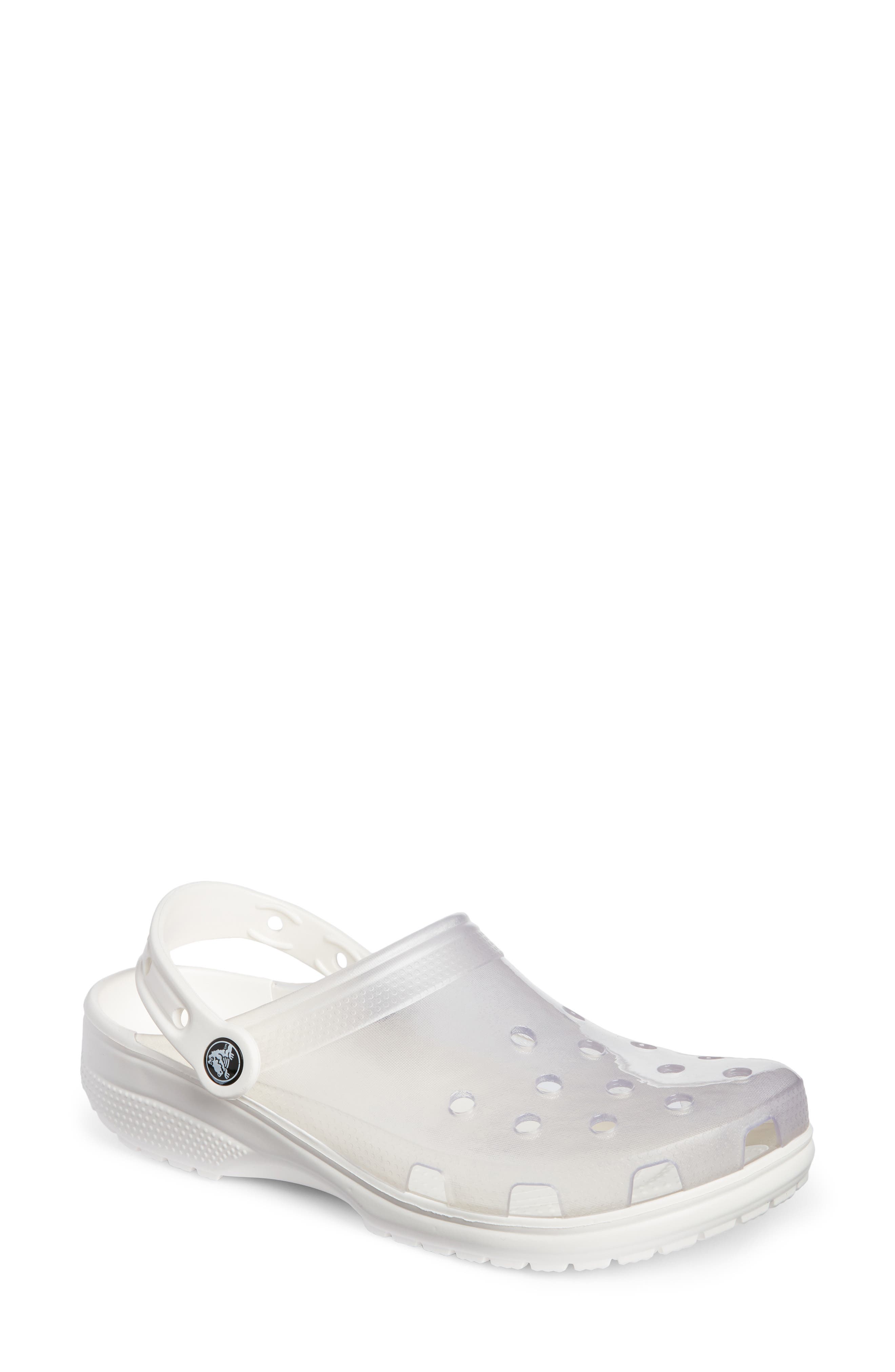 CROCS Translucent Waterproof Clog, Main, color, 