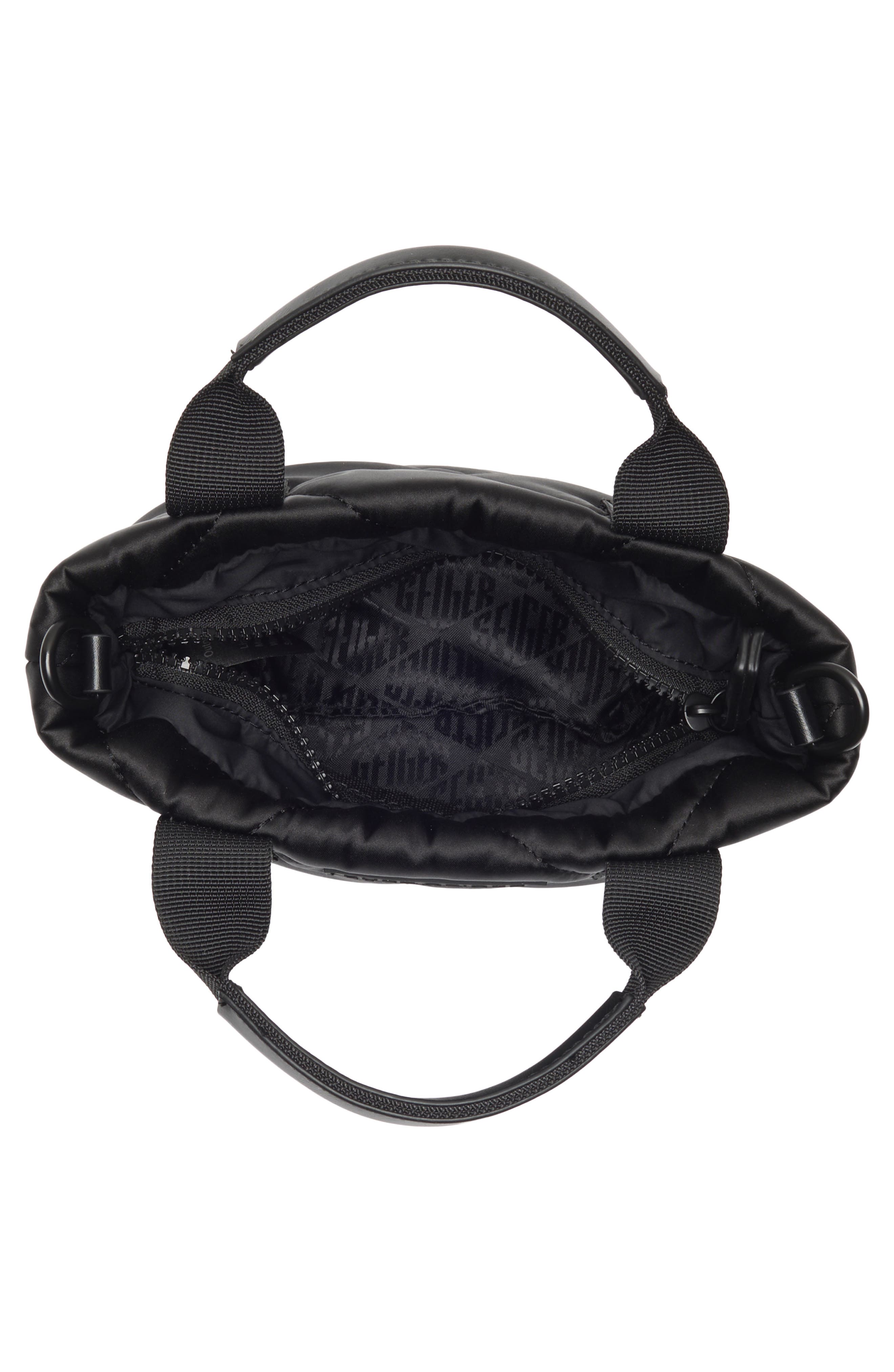 Kurt Geiger London Extra Small Quilted Shopper Bag, Alternate, color, Black