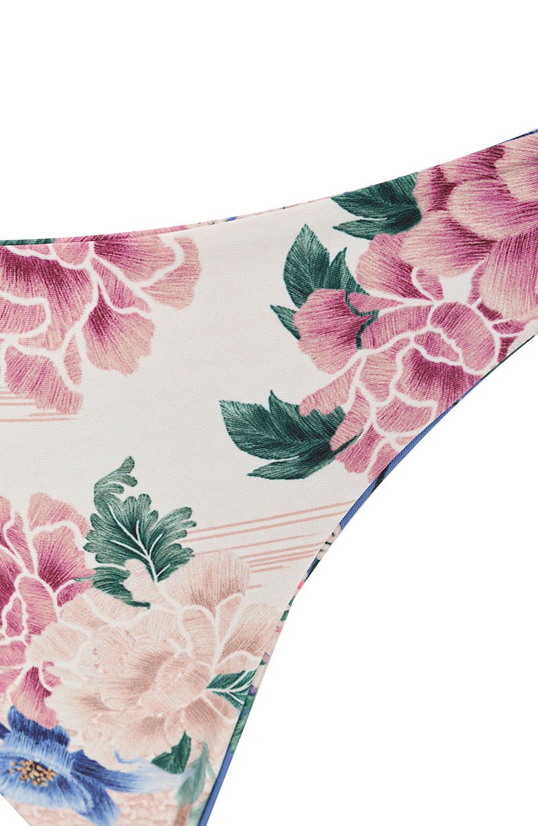 Agua Bendita Ilu Ivy Reversible Bikini Bottoms, Alternate, color, White