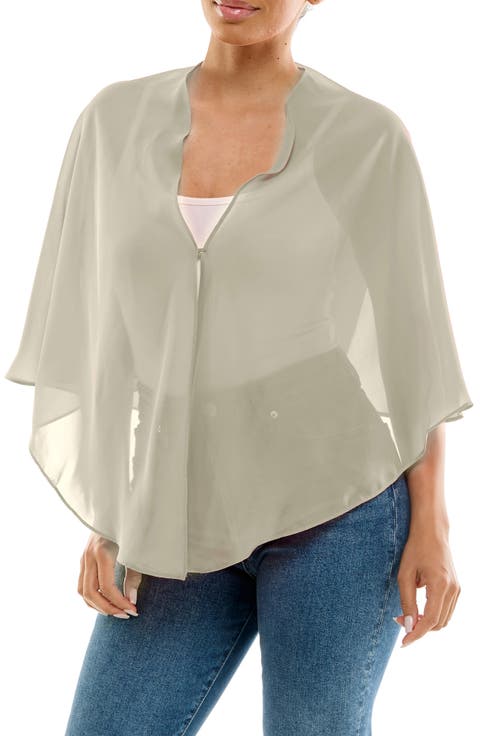 Chiffon Capelet