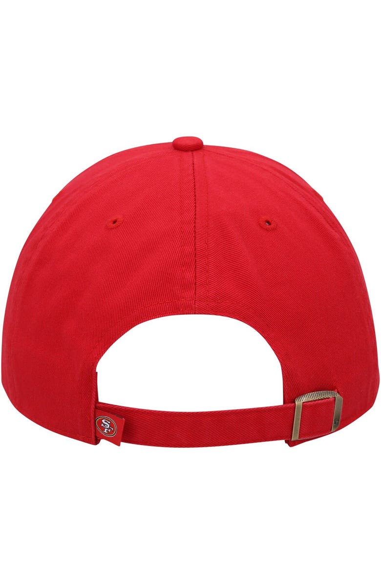 '47 Men's '47 Scarlet San Francisco 49ers Pride Clean Up Adjustable Hat, Alternate, color, 