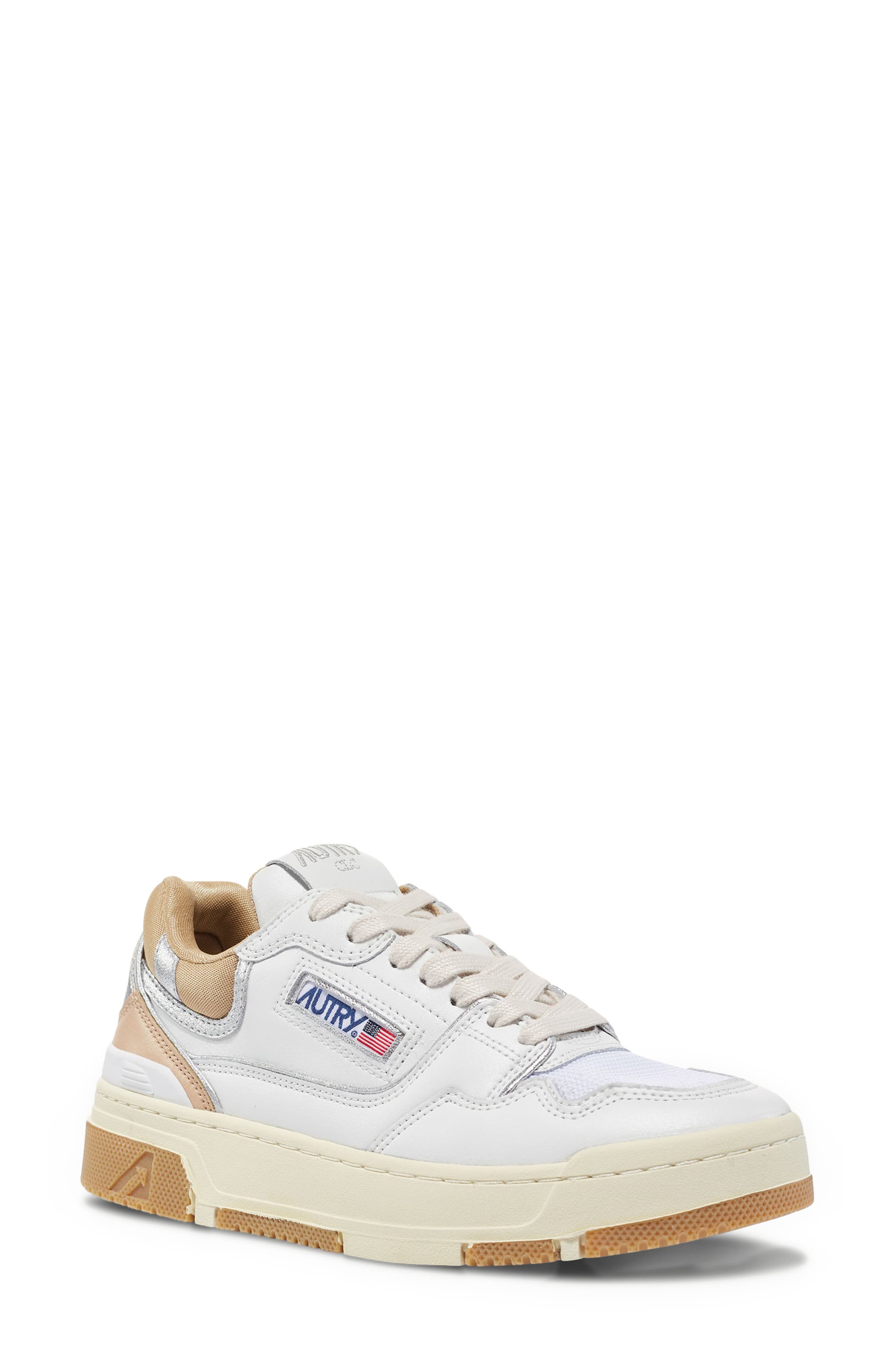 AUTRY CLC Mixed Media Low Top Sneaker