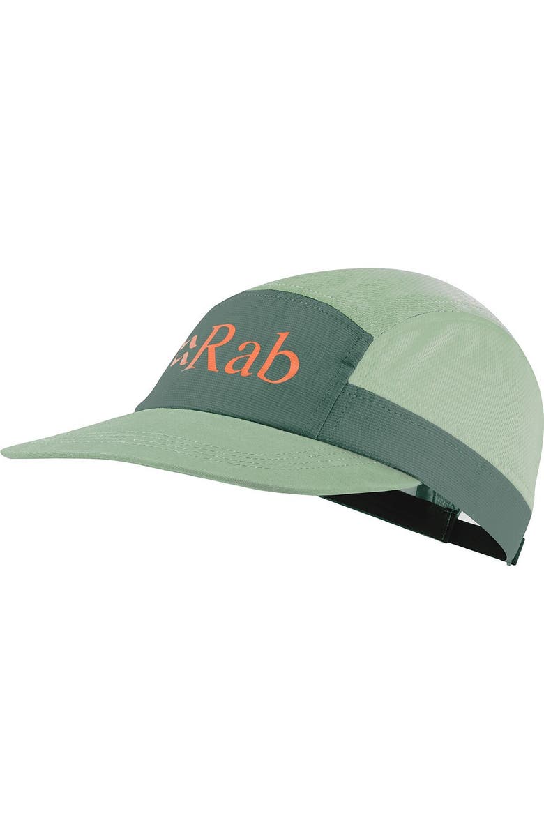 Rab Momentum 5-Panel Cap, Main, color, Fig Green/Sage