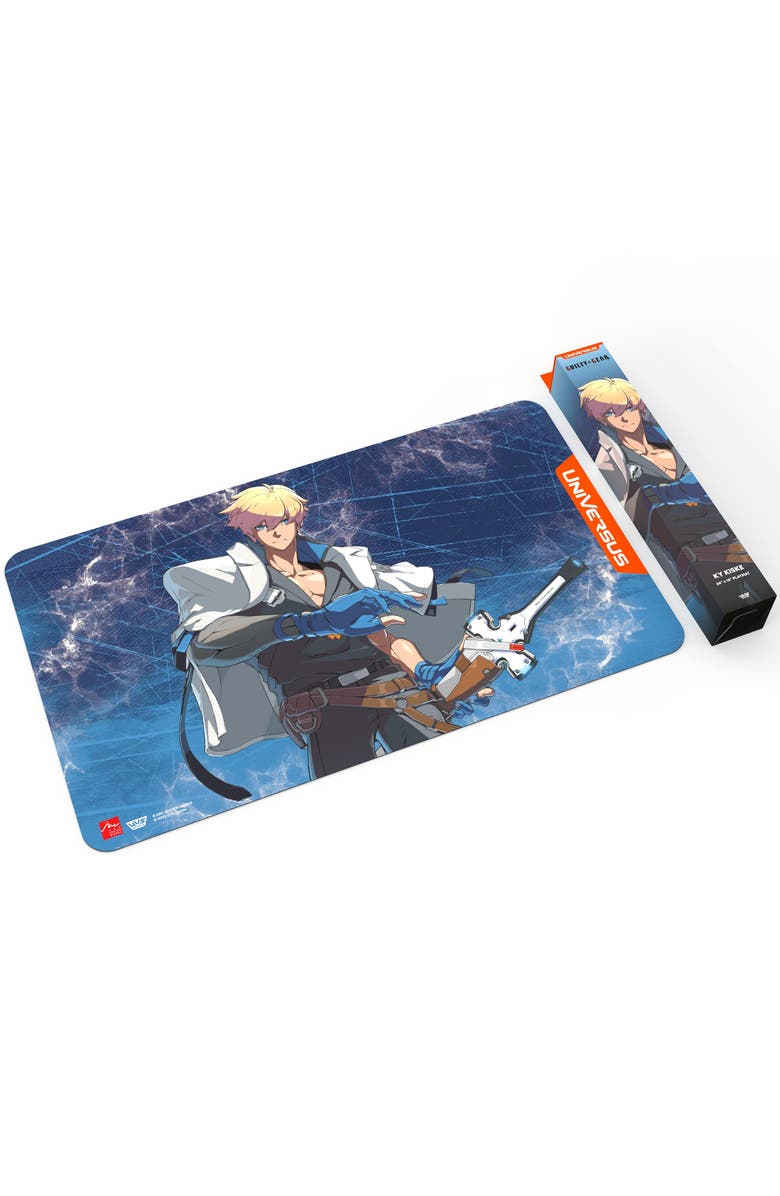 UniVersus GUILTY GEAR, STRIVE, Playmat, Ky Kiske 24x14 Inch Neoprene Mat, Alternate, color, Multicolored