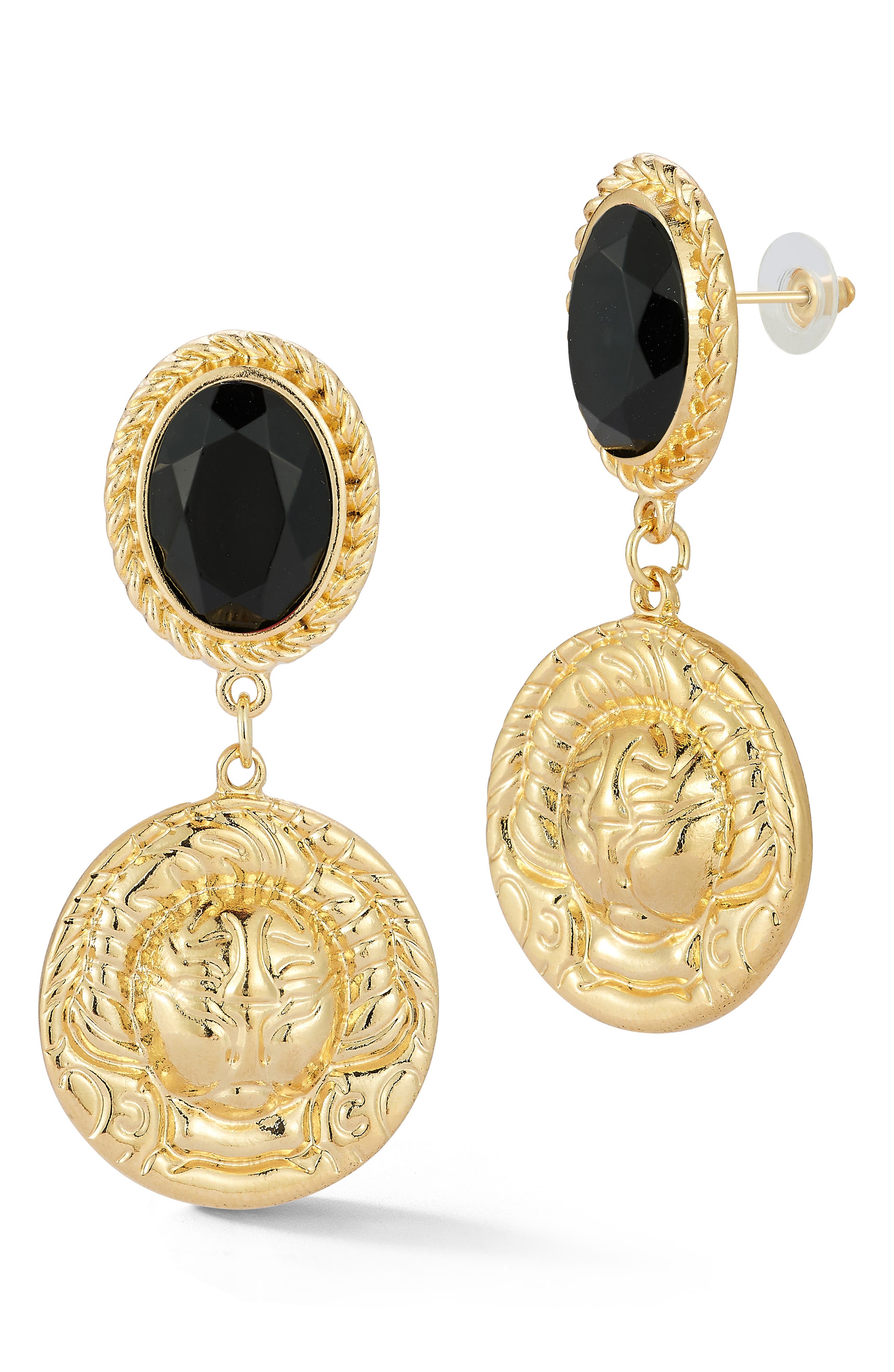 SPHERA MILANO Coin Drop Earrings