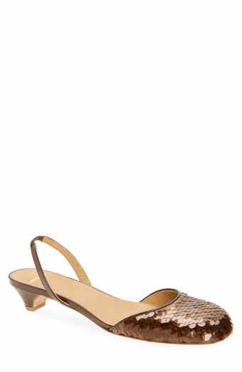Paillette Slingback Pump