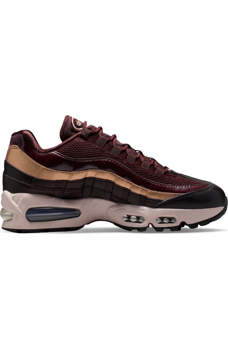 Nike Air Max 95 SE Sneaker, Alternate, color, Burgundy Crush/ Red Bronze