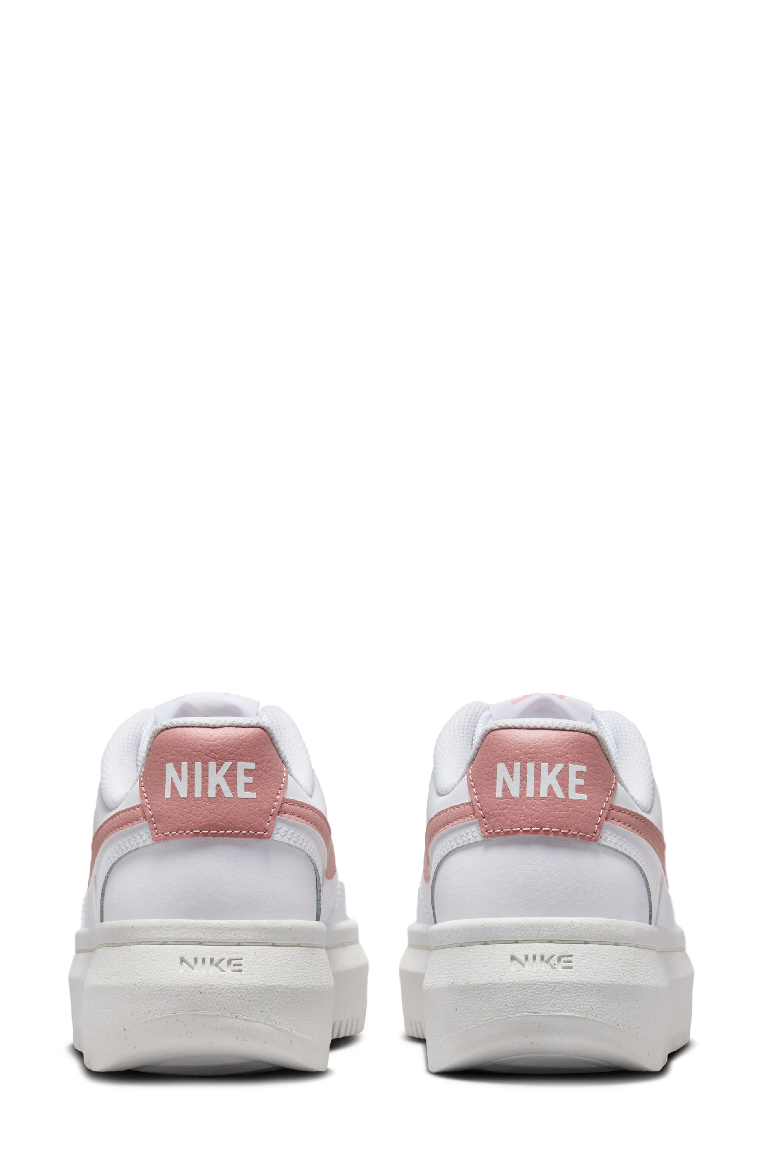 Nike Court Vision Alta Sneaker, Alternate, color, White/ Red Stardust