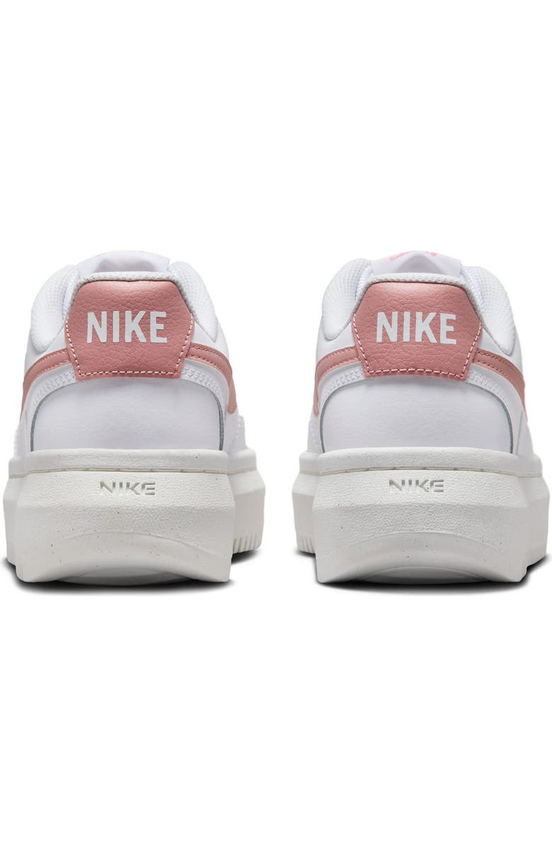 Nike Court Vision Alta Sneaker, Alternate, color, White/ Red Stardust