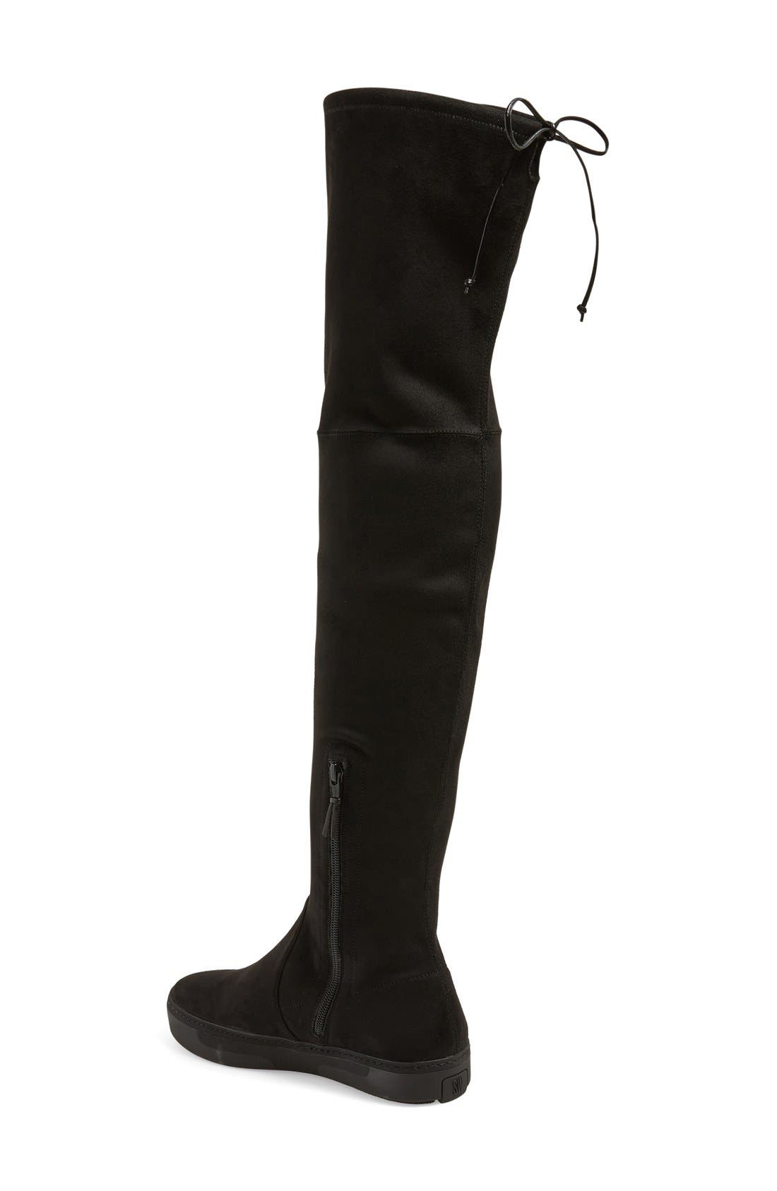 'Playtime' Over the Knee Boot, Alternate, color, NOIR ULTRASTRETCH
