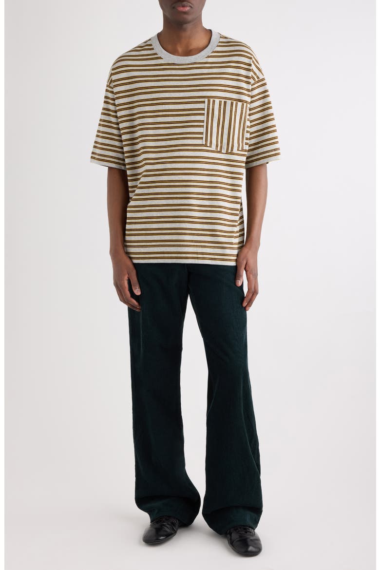 Heso Stripe Pocket T-Shirt, Alternate, color, GREY MELANGE