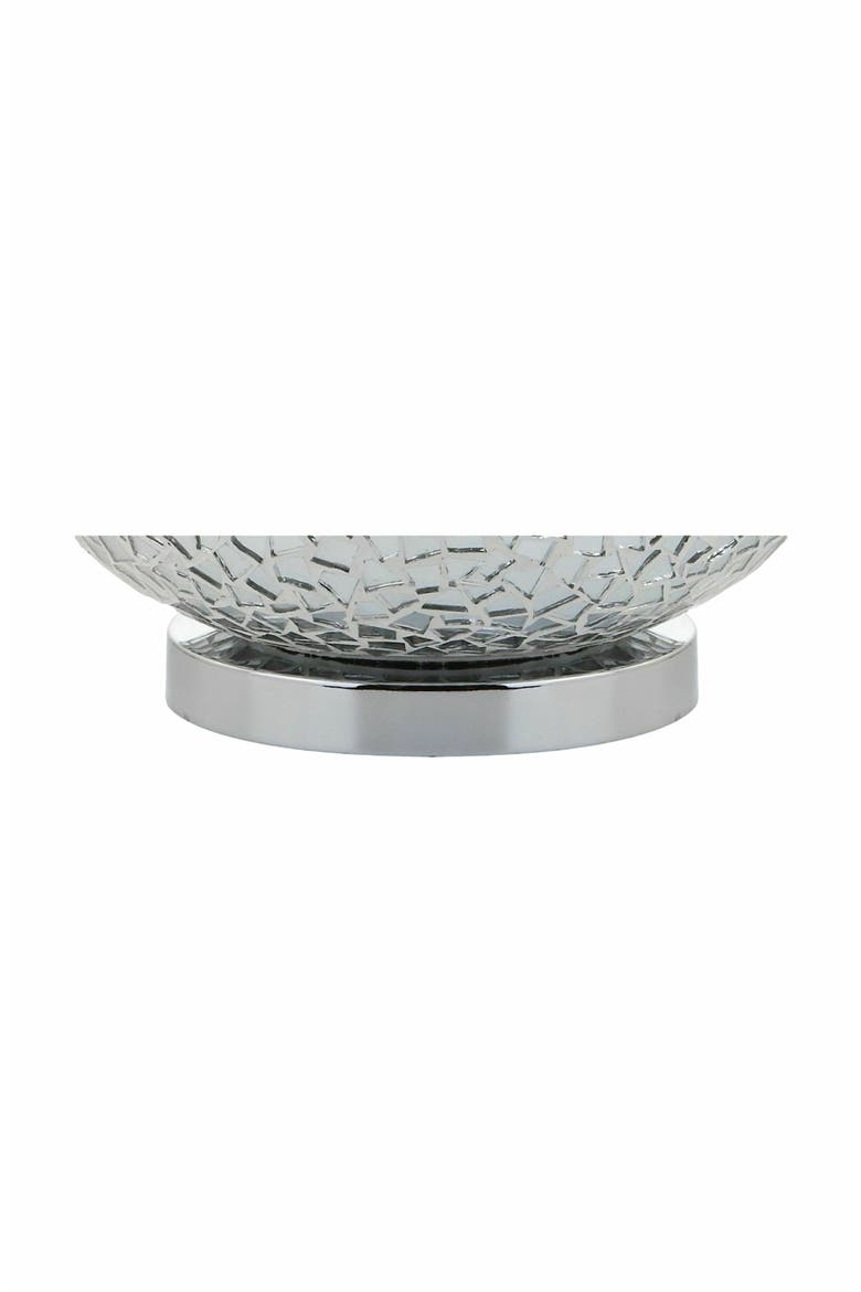 Emilia Mirrored Mosaic LED Table Lamp, Alternate, color, Silver/Gray