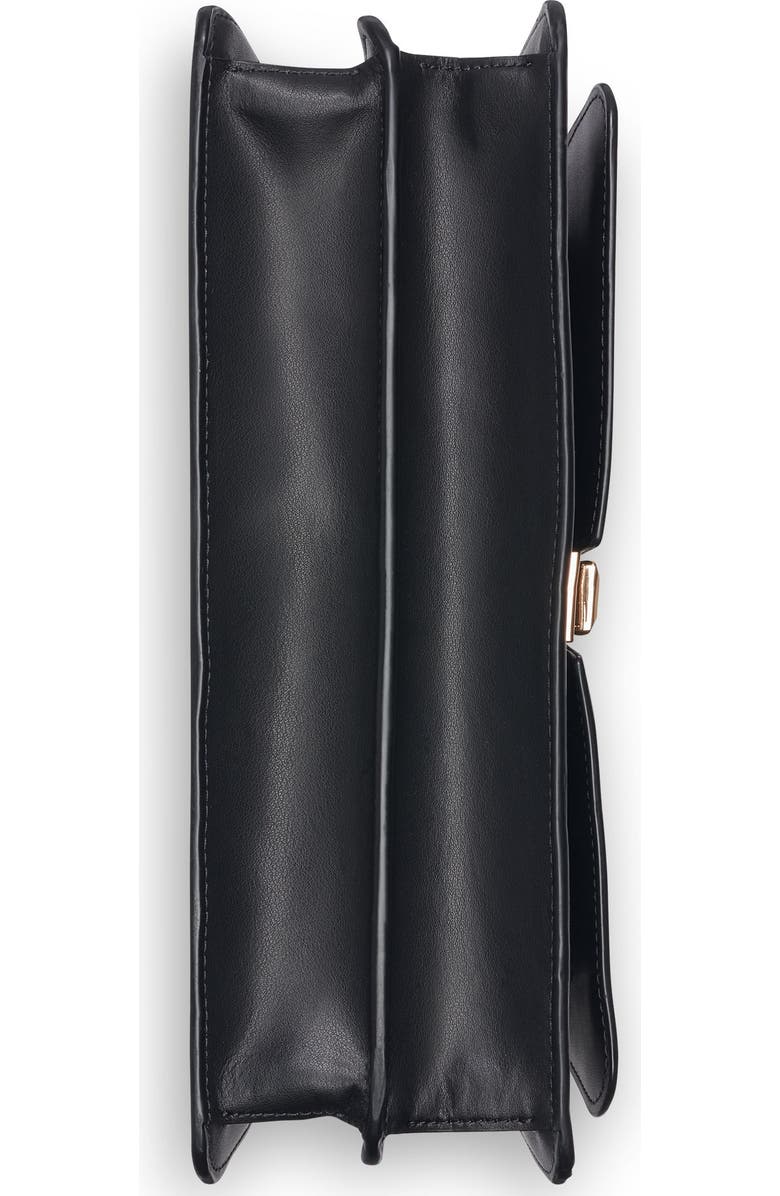 KARL LAGERFELD PARIS Mercerie Shoulder, Alternate, color, Black/Gold