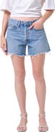 AGOLDE Parker Loose Fit Long Denim Cutoff Shorts