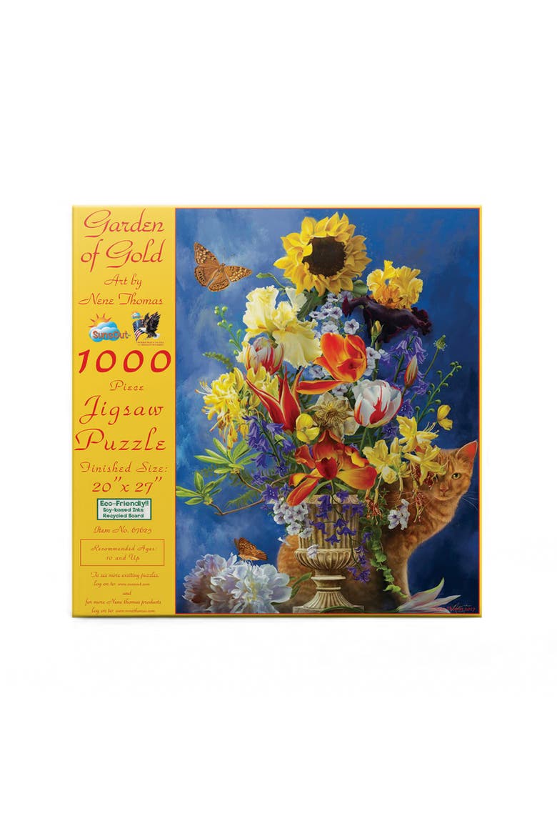 Garden of Gold 1000 piece Jigsaw Puzzle for Adults, Alternate, color, Multicolor
