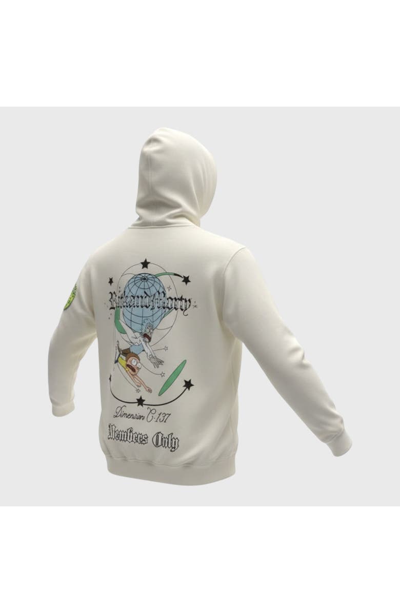 Members Only Rick and Morty Graphic Hoodie, Alternate, color, 