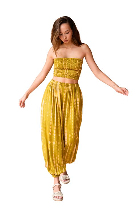 Jane Balloon Pants With Matching Tube Top Set