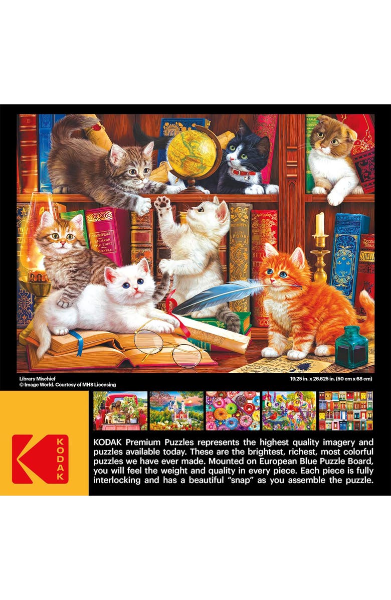 CRA-Z-ART Roseart Library Mischief 1000 Piece Puzzle, Alternate, color, Multicolored