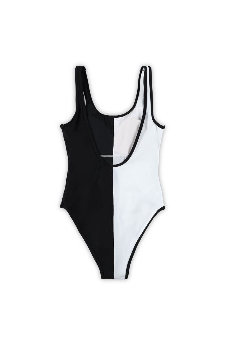 G-III 4HER BY CARL BANKS Women's G-III 4Her by Carl Banks Black/White San Francisco 49ers Last Stand One-Piece Swimsuit, Alternate, color, Black