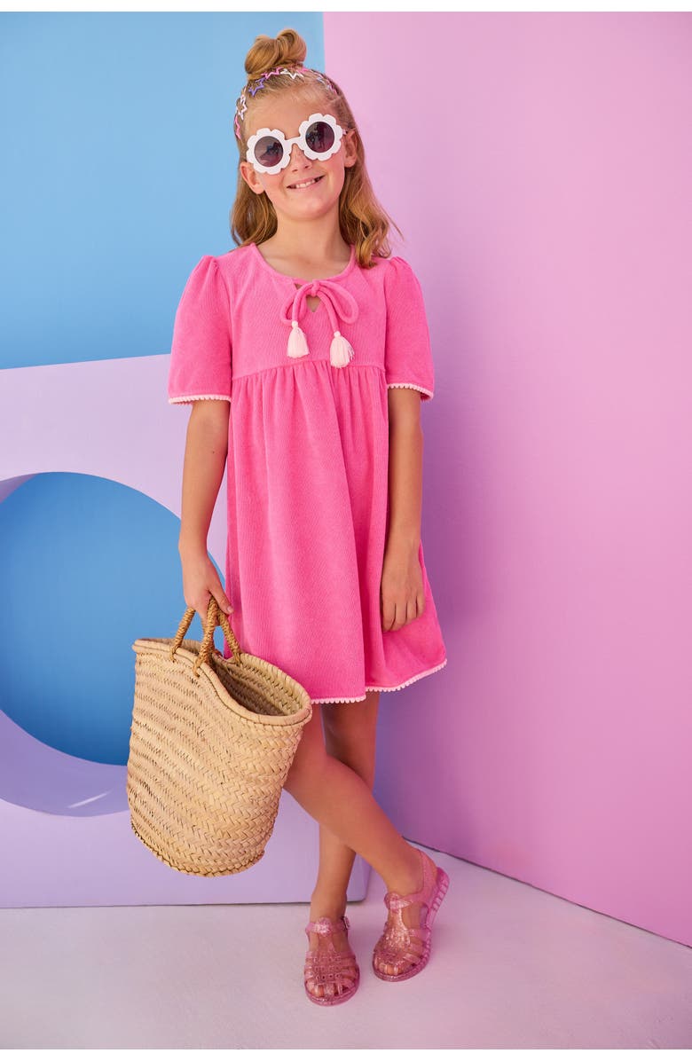BISBY Kids' Riviera Dress, Alternate, color, Hot Pink