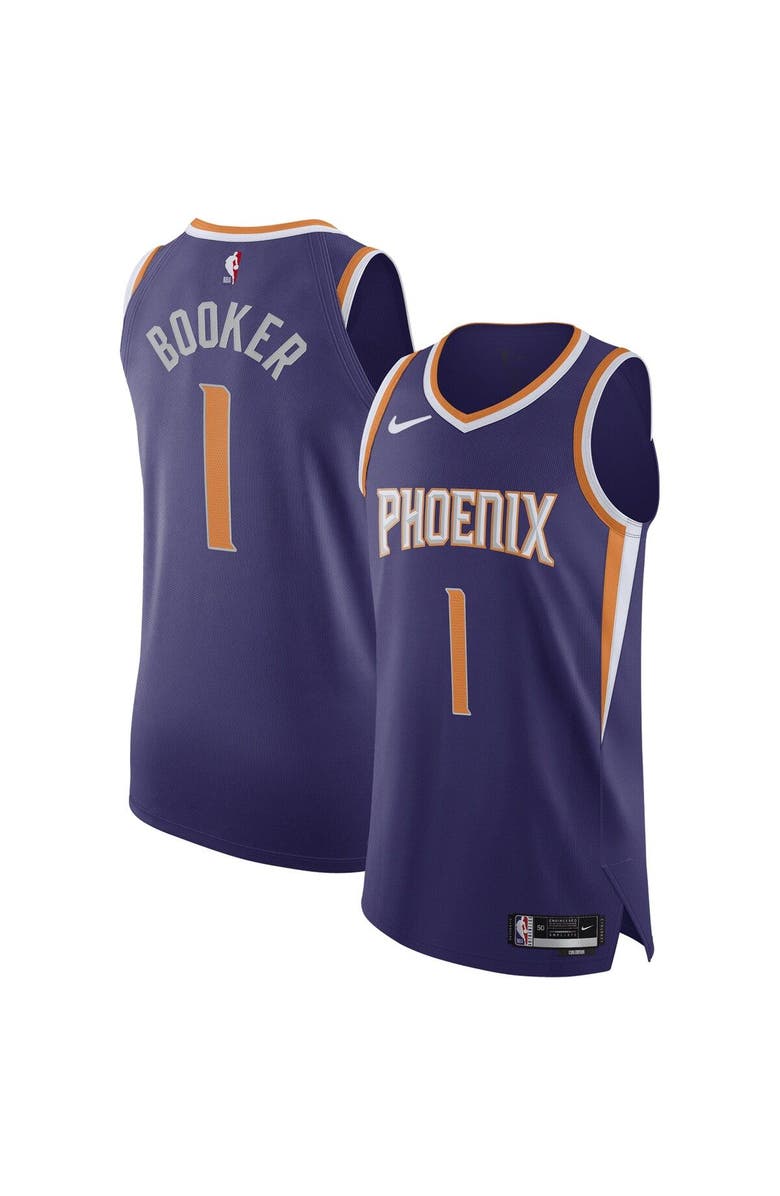 Nike Men's Nike Devin Booker Purple Phoenix Suns Authentic Jersey - Icon Edition, Main, color, Purple