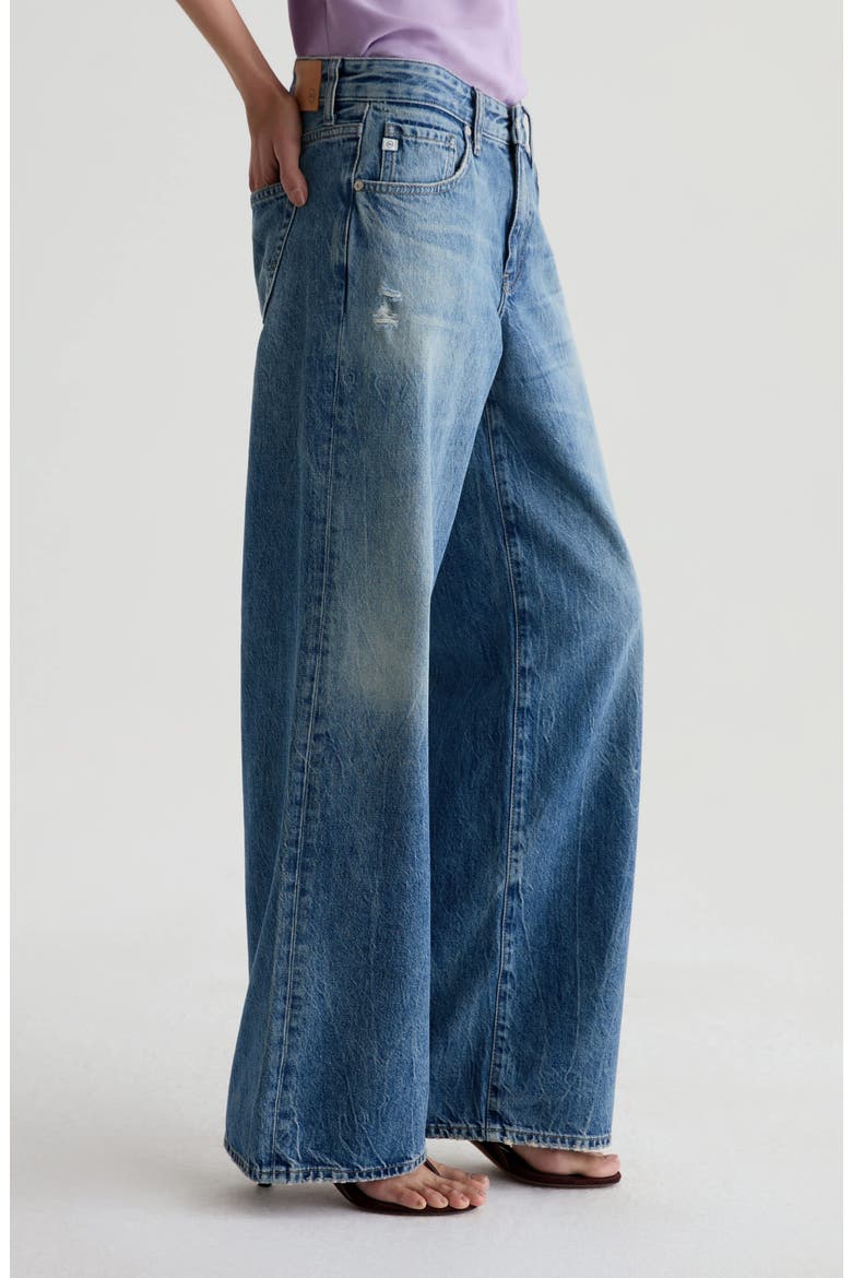 Adria Low Rise Wide Leg Jeans, Alternate, color, RESERVA