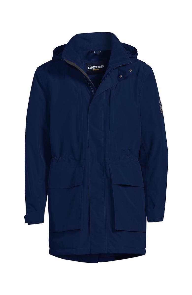 Lands' End Waterproof Squall Parka, Alternate, color, Deep Sea Navy