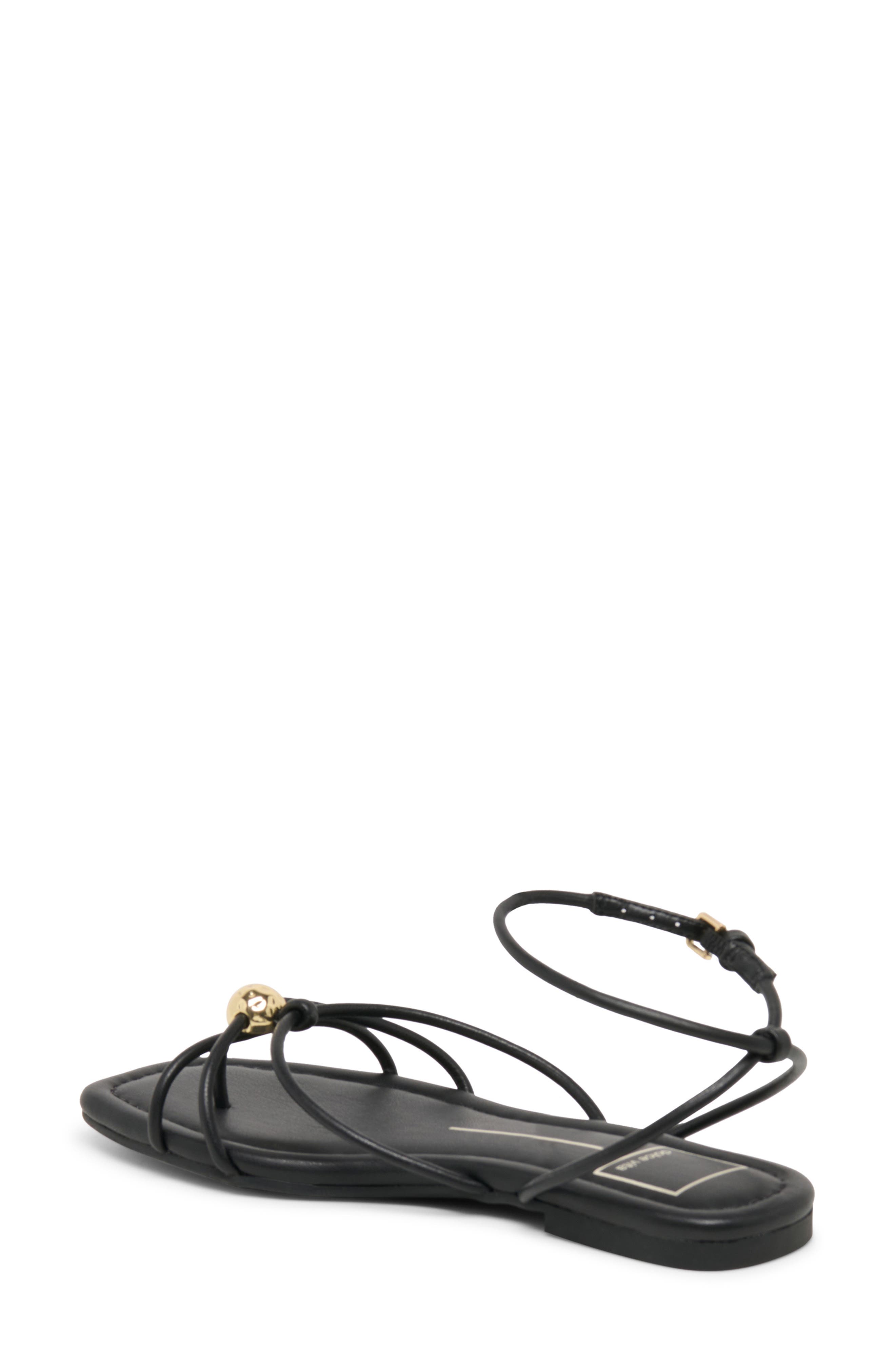 Dolce Vita Lonato Ankle Strap Sandal, Alternate, color, Black Stella